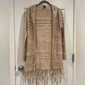 Rue 21 Crocheted Cardigan Sz M